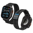 Curea smartwatch Spigen Watchband WBF0 (AMP10141) compatibil cu Apple Watch 8/9/10/11/SE/SE 2/SE 3/Ultra/Ultra 2/Ultra 3 (44/45/46/49mm), Negru