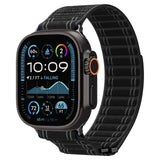 Curea smartwatch Spigen Watchband WBF0 (AMP10141) compatibil cu Apple Watch 8/9/10/11/SE/SE 2/SE 3/Ultra/Ultra 2/Ultra 3 (44/45/46/49mm), Negru