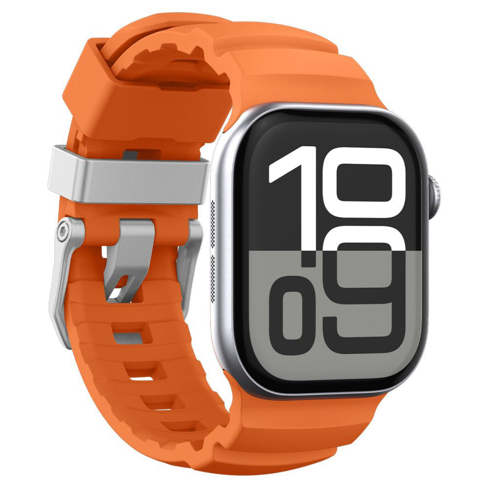 Curea smartwatch Spigen Watchband WBS2 (AMP10509) compatibil cu Apple Watch 8/9/10/11/SE/SE 2/SE 3/Ultra/Ultra 2/Ultra 3 (44/45/46/49mm), Portocaliu