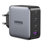 Incarcator Ugreen (40747), 3x Type-C + USB, 100W, GaN, Negru
