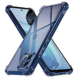 Husa de protectie Techsuit Shockproof Clear Silicone compatibil cu Motorola Moto G72, Negru Fumuriu