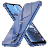 Husa de protectie Techsuit Shockproof Clear Silicone compatibil cu Motorola Moto E22 / Moto E22i, Negru Fumuriu