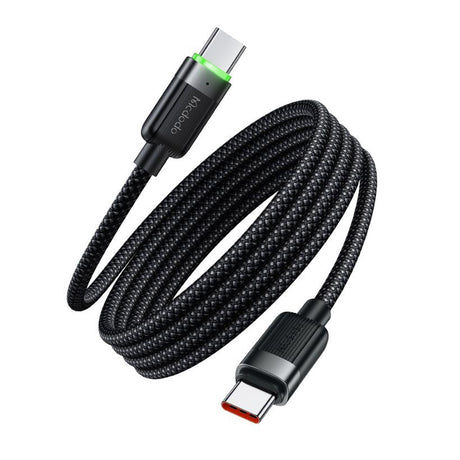 Cablu Mcdodo Self-Winding Series (CA-2000), USB-C to USB-C, 60W, Fast Charging, 1.2m, Negru