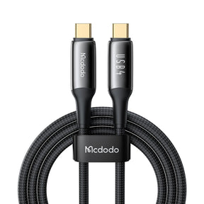 Cablu Mcdodo (CA-2990), Type-C to Type-C, 240W, Thunderbolt 3, 40Gb/s, 8K Ultra HD, 1.2m, Negru