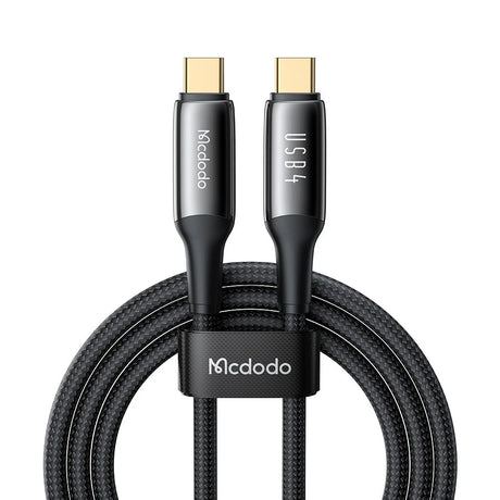 Cablu Mcdodo (CA-2990), Type-C to Type-C, 240W, Thunderbolt 3, 40Gb/s, 8K Ultra HD, 1.2m, Negru