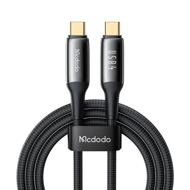 Cablu Mcdodo (CA-2990), Type-C to Type-C, 240W, Thunderbolt 3, 40Gb/s, 8K Ultra HD, 1.2m, Negru
