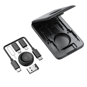 Incarcator Mcdodo 8in1 Accessory Organizer (CH-2440), with Built-in Apple Watch Charger, Fast Charging, Portable Design, Negru