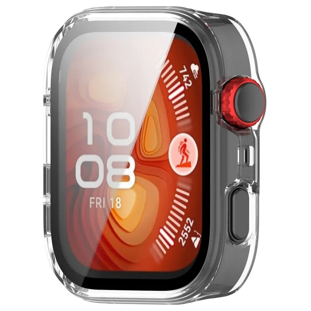 Folie de protectie smartwatch Techsuit Defense360 Pro + Screen Protector compatibil cu Huawei Watch Fit 4 Pro, Transparent