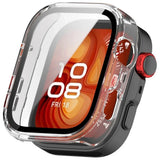 Folie de protectie smartwatch Techsuit Defense360 Pro + Screen Protector compatibil cu Huawei Watch Fit 4 Pro, Transparent