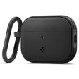 Casti Spigen Protection Case Vault (ACS09826), for Apple AirPods Pro 3, Air Space Technology, Aluminum Holder, Negru Mat