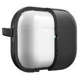 Casti Spigen Protection Case Vault (ACS09826), for Apple AirPods Pro 3, Air Space Technology, Aluminum Holder, Negru Mat