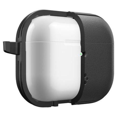 Casti Spigen Protection Case Vault (ACS09826), for Apple AirPods Pro 3, Air Space Technology, Aluminum Holder, Negru Mat