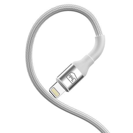 Cablu 3mk Hyper N-Series, Type-C to Lightning, 20W, 9V/2A, 1m, Alb