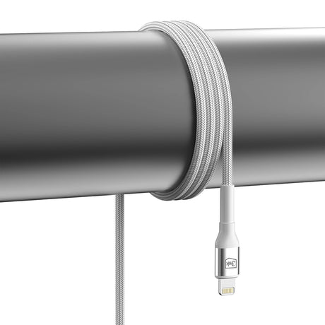 Cablu 3mk Hyper N-Series, Type-C to Lightning, 20W, 9V/2A, 1m, Alb