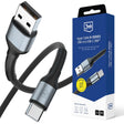 Cablu 3mk Hyper N-Series, USB to Type-C, 18W, 9V/2A, 2m, Negru