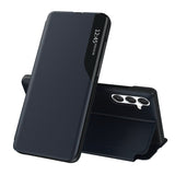 Husa de protectie Techsuit eFold Series compatibil cu Samsung Galaxy S25 FE, Albastru Inchis