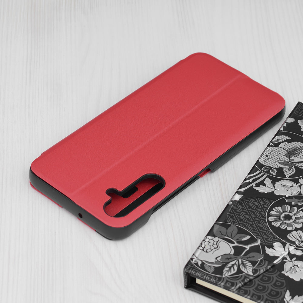 Husa de protectie Techsuit eFold Series compatibil cu Samsung Galaxy S25 FE, Rosu