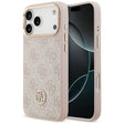 Husa de protectie Guess Hardcase 4G Strass Logo MagSafe (GUHMP17LP4GRMDEP) compatibil cu iPhone 17 Pro, Roz