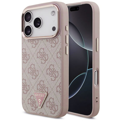 Husa de protectie Guess Hardcase 4G compatibil cu iPhone 17 Pro, Roz