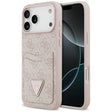 Husa de protectie Guess Hardcase 4G Double Card Triangle (GUHCP17LP4TPP) compatibil cu iPhone 17 Pro, Roz