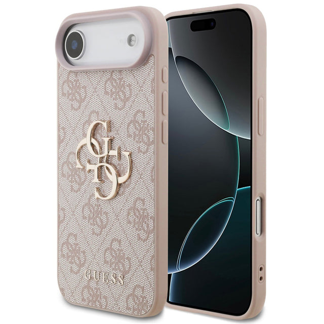 Husa de protectie Guess Hardcase 4G Big Logo (GUHCP17M4GMGPI) compatibil cu iPhone 17 Air, Roz
