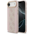 Husa de protectie Guess Hardcase 4G Stripe MagSafe (GUHMP17MPG4SEMCP) compatibil cu iPhone 17 Air, Roz