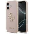 Husa de protectie Guess Hardcase 4G Grained Big and Classic Logo (GUHCP17SPGT4MBP) compatibil cu iPhone 17, Roz