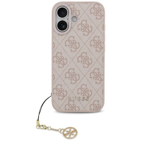 Husa de protectie Guess Hardcase 4G Charm Cradle MagSafe (GUHMP17SGF4GCP) compatibil cu iPhone 17, Roz