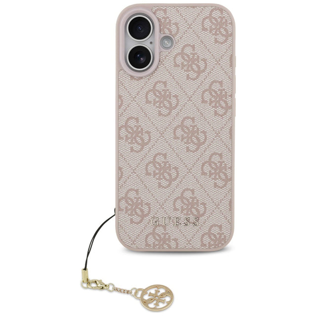 Husa de protectie Guess Hardcase 4G Charm Cradle MagSafe (GUHMP17SGF4GCP) compatibil cu iPhone 17, Roz