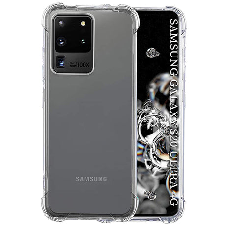 Husă Techsuit Shockproof Clear Silicone transparentă pentru Samsung Galaxy S20 Ultra 4G