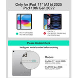 Husa de protectie tableta ESR Rebound Magnetic Keyboard compatibil cu iPad 10 (2022) 10.9 / 11 (2025), Alb