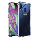 Husa de protectie Techsuit Shockproof Clear Silicone compatibil cu Samsung Galaxy A40, Transparent
