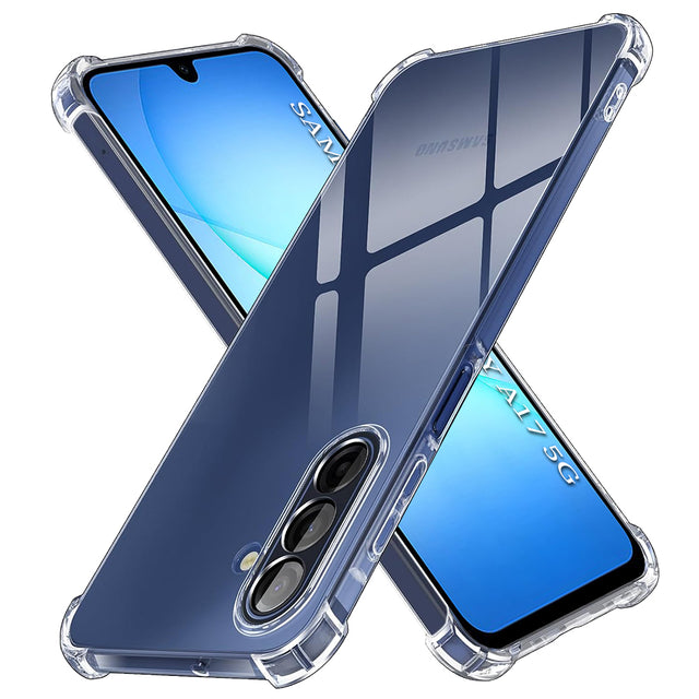 Husa de protectie Techsuit Shockproof Clear Silicone compatibil cu Samsung Galaxy A17 5G / A17 4G, Transparent