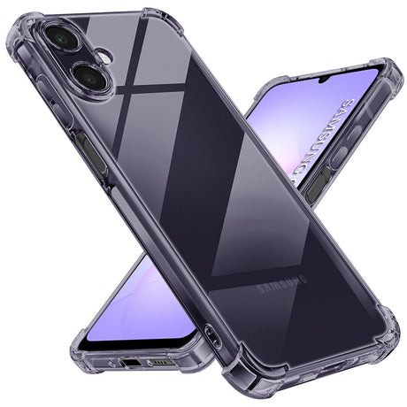 Husa de protectie Techsuit Shockproof Clear Silicone compatibil cu Samsung Galaxy A07 4G, Negru Fumuriu