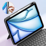 Husa de protectie tableta ESR Flex Keyboard Case compatibil cu iPad Air 4 (2020) / Air 5 (2022) / Air 11 (2024) / Air 11 (2025) / Air 11 (2026), Gri Inchis
