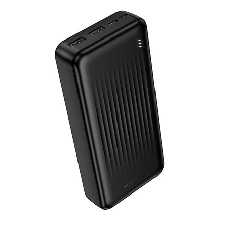 Baterie externa Borofone (BJ78A), 2 x USB, USB-C, Micro-USB, LED Indicator, 20000mAh, Negru