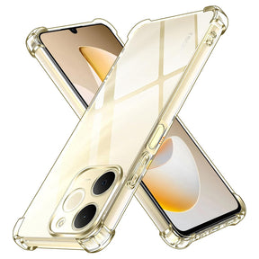 Husa de protectie Techsuit Shockproof Clear Silicone compatibil cu Realme Note 70T, Transparent