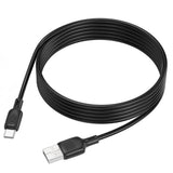Cablu Borofone Lenny Series (BX113), USB to Type-C, Silicone, 3A, 2m, Negru