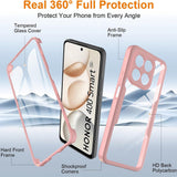 Folie de protectie Techsuit ColorVerse 360 Series + compatibil cu Honor 400 Smart 5G / 400 Smart 4G / X7d 4G, Roz