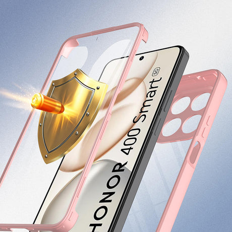 Folie de protectie Techsuit ColorVerse 360 Series + compatibil cu Honor 400 Smart 5G / 400 Smart 4G / X7d 4G, Roz