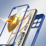 Folie de protectie Techsuit ColorVerse 360 Series + compatibil cu Honor 400 Smart 5G / 400 Smart 4G / X7d 4G, Albastru
