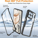 Folie de protectie Techsuit ColorVerse 360 Series + compatibil cu Honor 400 Smart 5G / 400 Smart 4G / X7d 4G, Negru