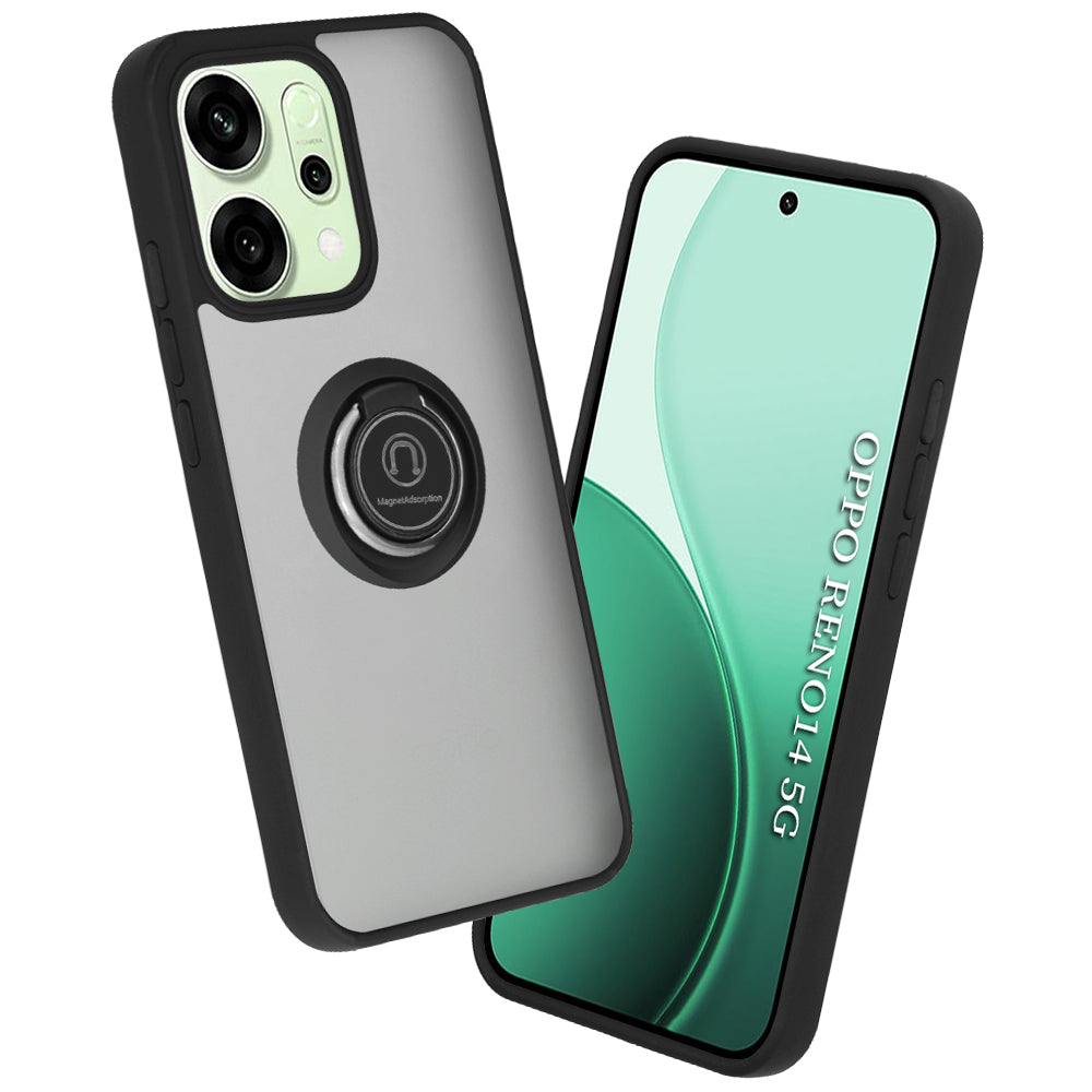 Husa de protectie Techsuit Glinth compatibil cu Oppo Reno14, Negru