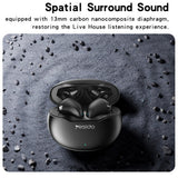 Casti Yesido (TWS21), with Bluetooth V5.3, Half-In-ear Design, Touch Control, Noise Cancelling, 320mAh, Alb