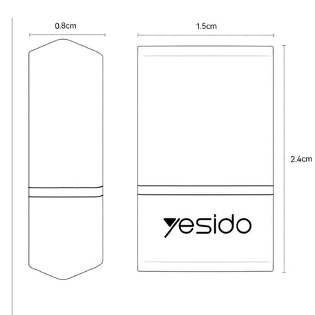 Adaptor Yesido Wi-Fi Adapter (WP10), with Built-in Antenna, UBS-A, 150Mbps, WiFi4 2.4G, Plug&Play, Negru