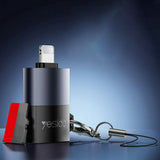 Adaptor Yesido Adapter (GS38), Lightning to TF Card, for iPhone, iPad, 480Mbps, 4K, LED indicator, Gri