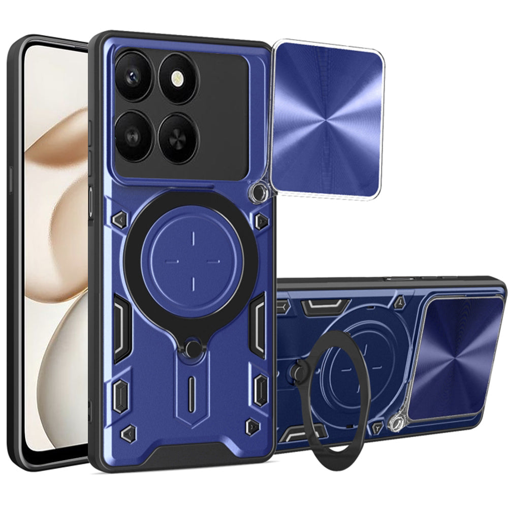 Husa de protectie Techsuit CamGuard Pro compatibil cu Honor 400 Smart 5G / 400 Smart 4G / X7d 4G, Albastru