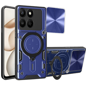 Husa de protectie Techsuit CamGuard Pro compatibil cu Honor 400 Smart 5G / 400 Smart 4G / X7d 4G, Albastru