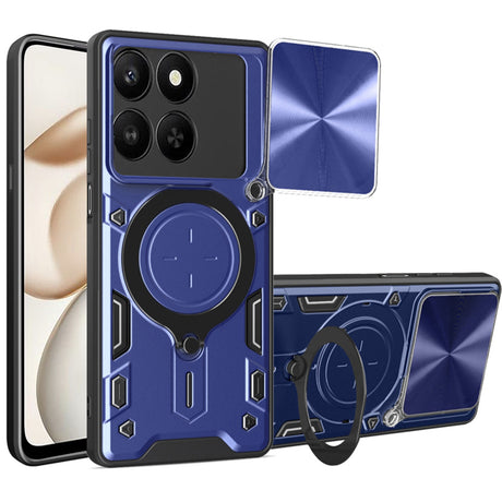 Husa de protectie Techsuit CamGuard Pro compatibil cu Honor 400 Smart 5G / 400 Smart 4G / X7d 4G, Albastru