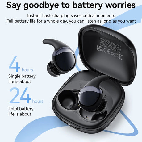 Casti Yesido (TWS30), with ANC, TWS, Microphone, Bluetooth 5.3, In-ear Design, 300mAh, Negru